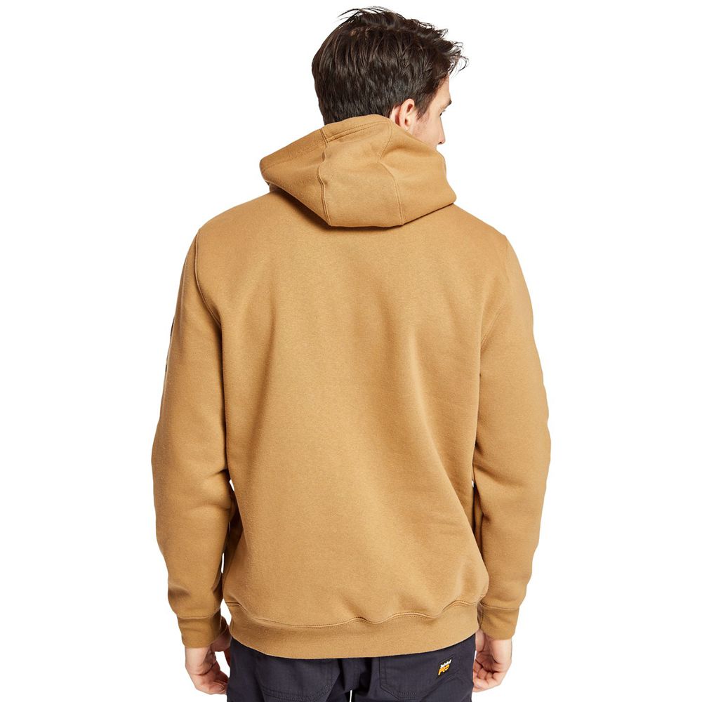 Timberland Mens Sweatshirts PRO® Hood Honcho Pullover Hoodie - Brown - India DV1528397